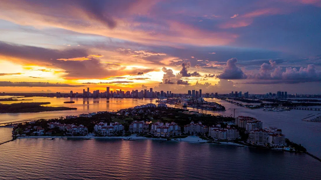 South Beach Party Boats sunset catamaran cruise, Miami